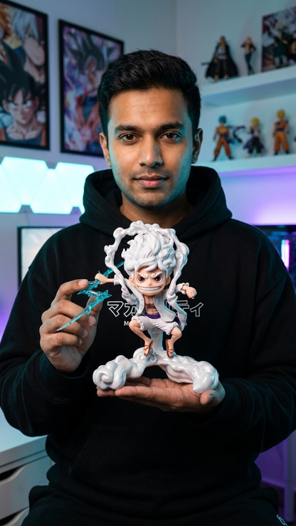 One Piece: Monkey D. Luffy "Gear 5 Lightning Strike" Action Figure – DVK Studio Edition (17cm)