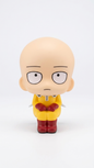One Punch Man: Saitama Premium "Look Up" (Rukappu) Chibi Figure – Bored Hero Edition (11cm)