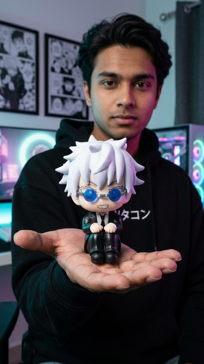 Jujutsu Kaisen: Satoru Gojo "Hidden Inventory" Blue Glasses Mini Chibi Figure (10cm)