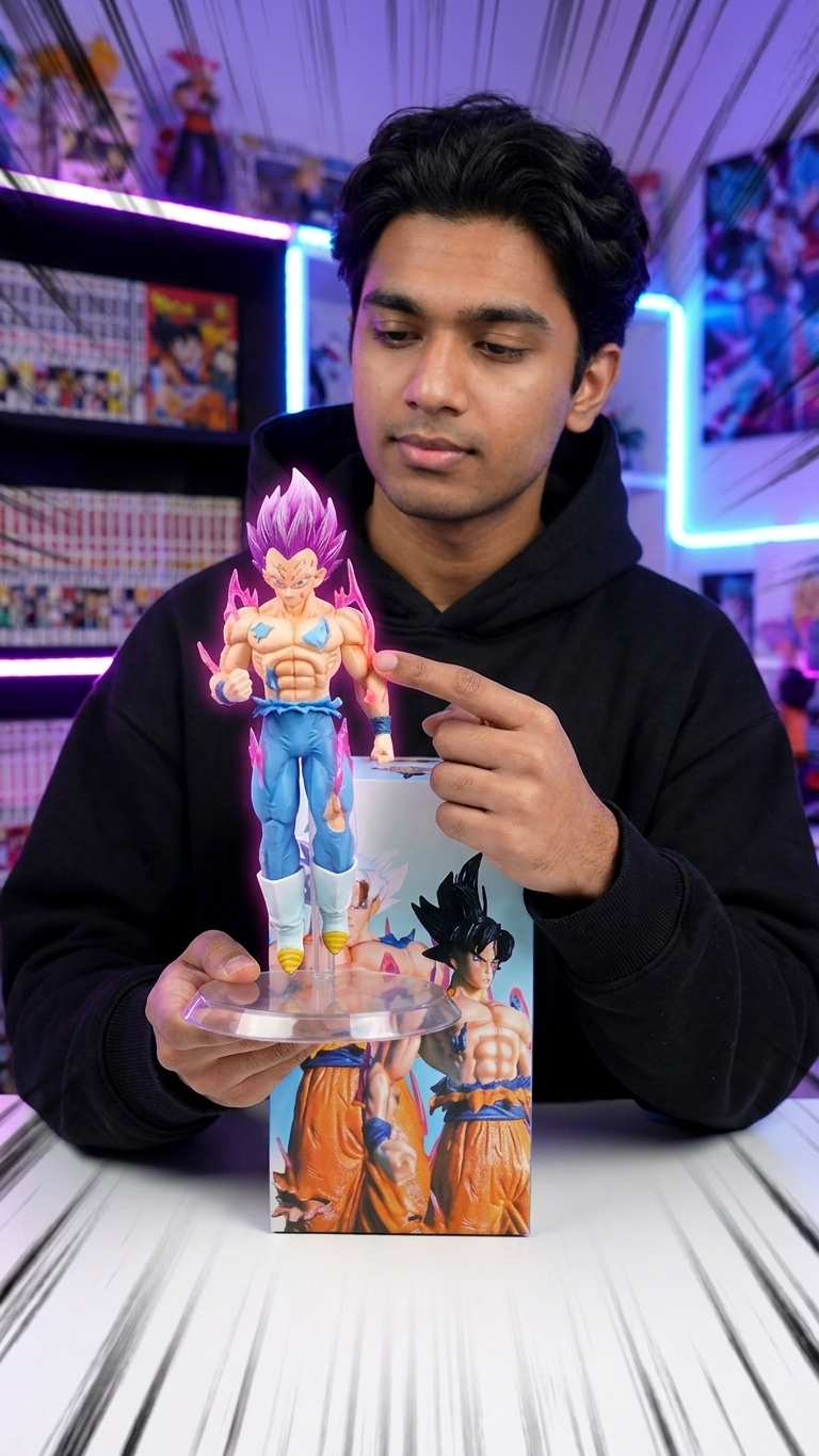 Dragon Ball Super: Ultra Ego Vegeta "God of Destruction" Action Figure (20cm)