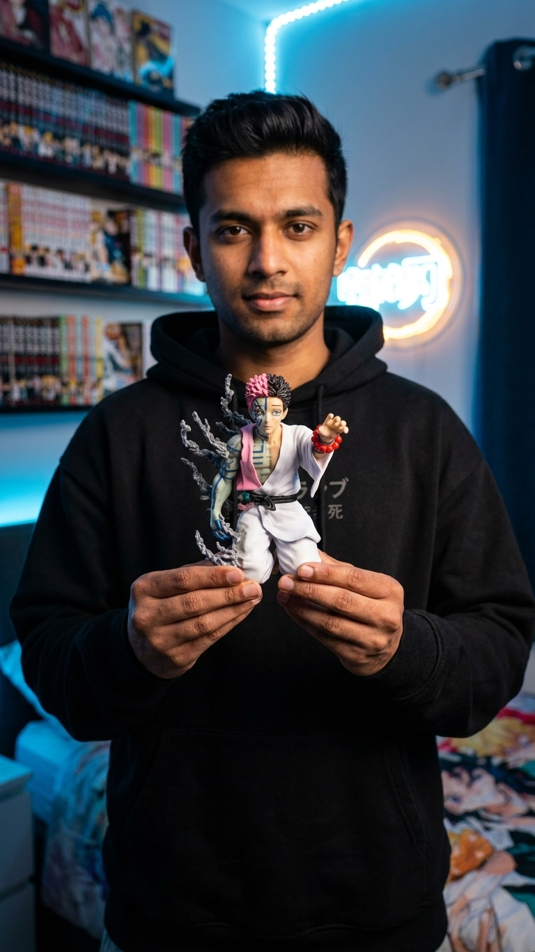 Demon Slayer: Akaza vs. Hakuji "Humanity Fade" Action Figure (13cm)