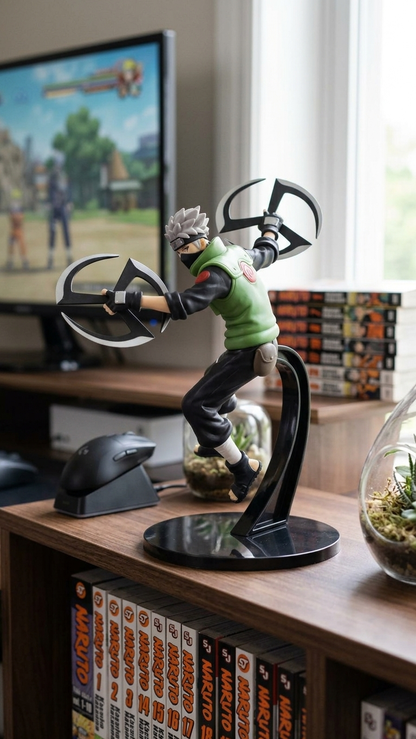 Naruto Shippuden: Kakashi Hatake "Dual Shuriken" Action Figure – Vibration Stars Edition (17cm)