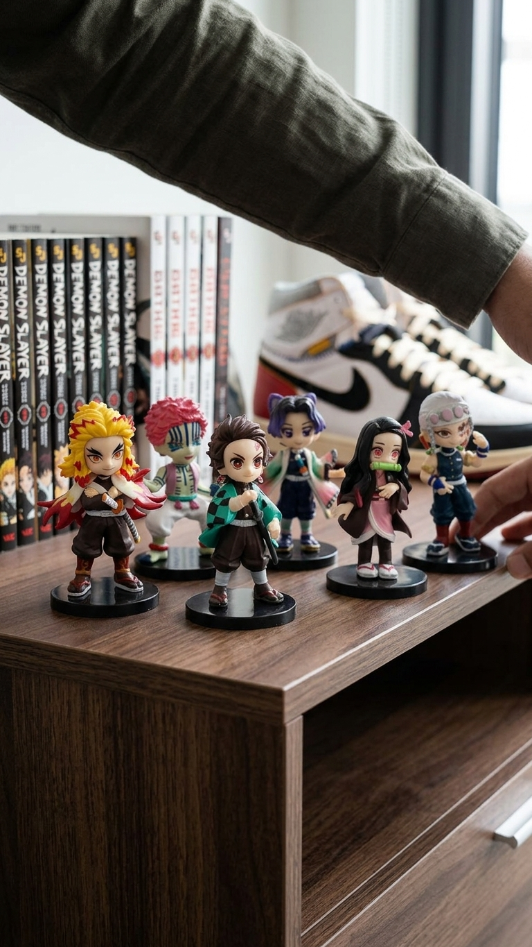 Demon Slayer: Mugen Train & Entertainment District Mini Chibi Figurine – Individual 9cm Collectible