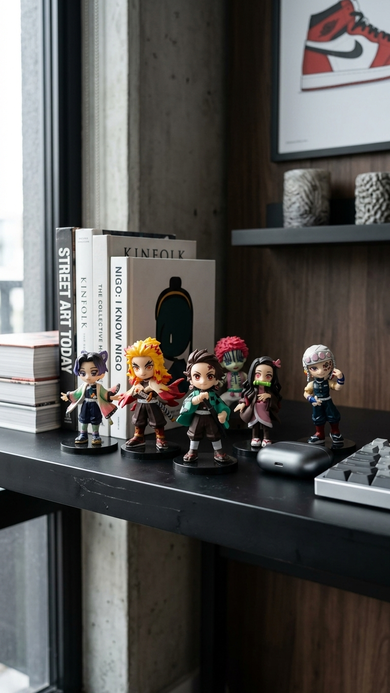 Demon Slayer: Mugen Train & Entertainment District Mini Chibi Figurine – Individual 9cm Collectible