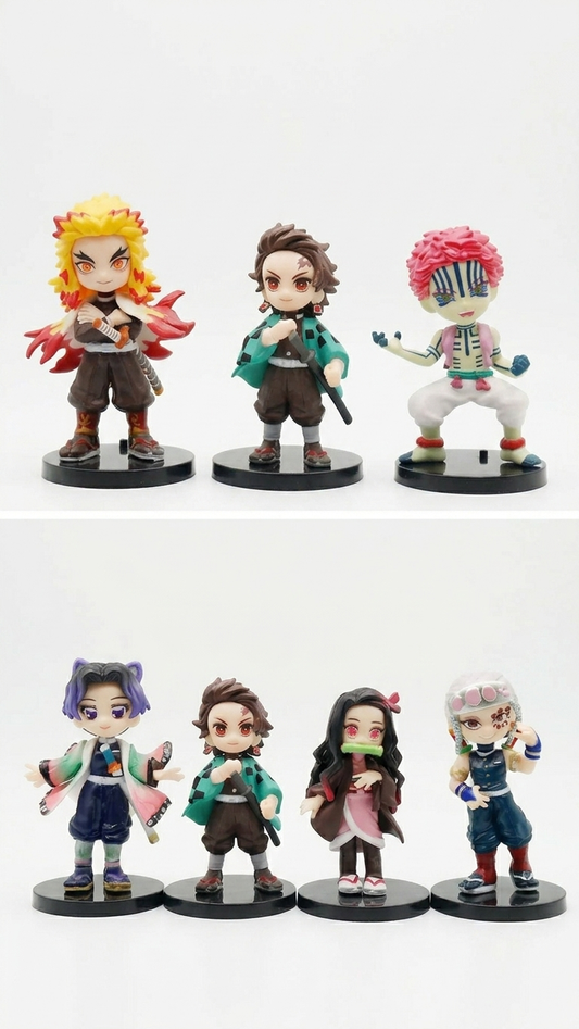 Demon Slayer: Mugen Train & Entertainment District Mini Chibi Figurine – Individual 9cm Collectible