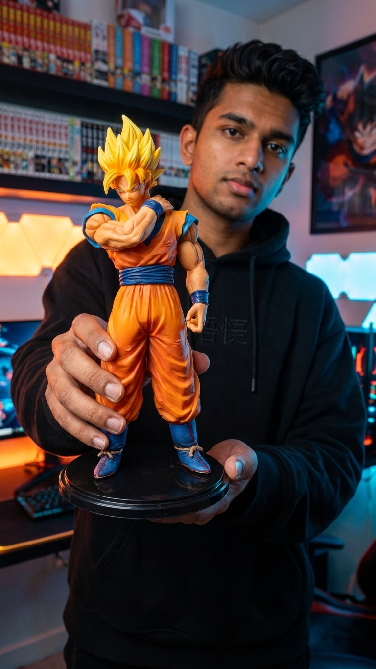 Dragon Ball Z: Super Saiyan Goku "Furious Awakening" Action Figure (21cm)