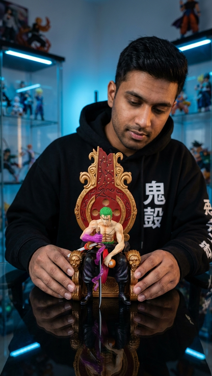 ⚔️ 31.5cm Giant King Zoro on Throne Action Figure Showpiece