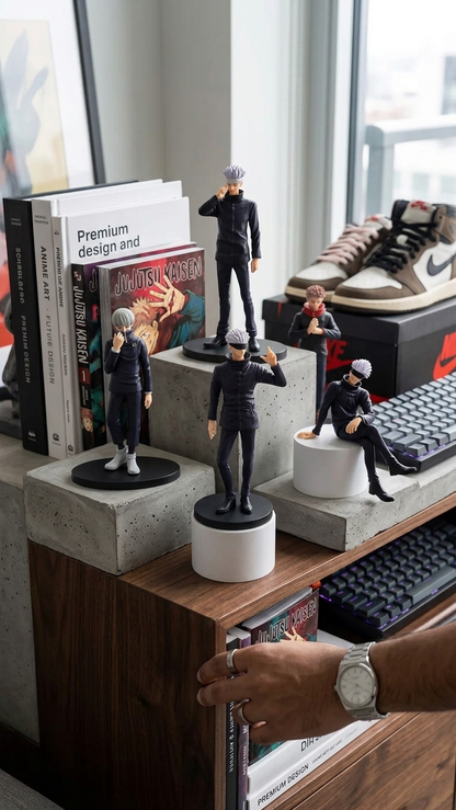 Jujutsu Kaisen: "Sorcerer Chronicles" Premium Jujutsu High Multi-Pose Collectible Action Figure Set (Pack of 6)