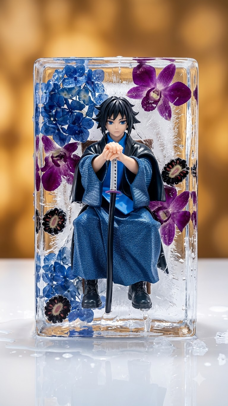 Giyu Tomioka Figure 15.5cm | Demon Slayer Kimetsu no Yaiba Collectible