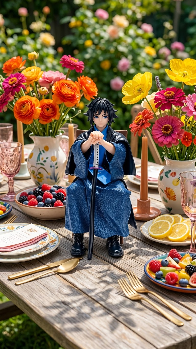 Giyu Tomioka Figure 15.5cm | Demon Slayer Kimetsu no Yaiba Collectible