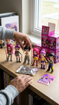 K-Pop Demon Hunters: Chibi Mystery Blind Box Figure Collection (Full Set of 6 with Collector Cards)
