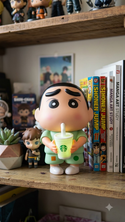 Crayon Shin-chan: "Sip & Glow" Coffee Cup Night Light Collectible Lamp Figure