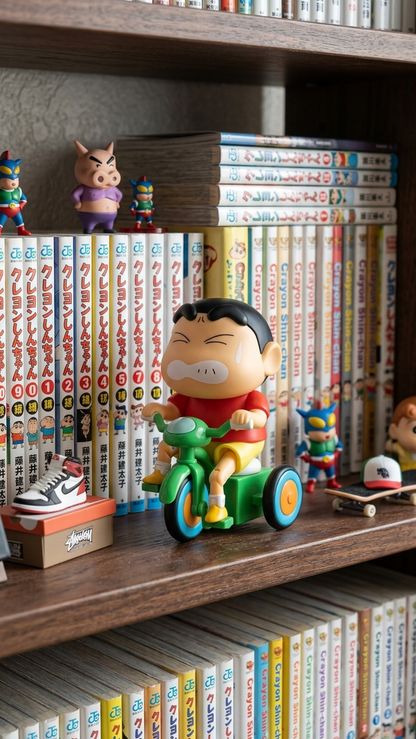 Crayon Shin-chan: Shinnosuke Nohara "Playground Sprint – Classic Outfit Tricycle Rush" Premium Action Figure (With Box)