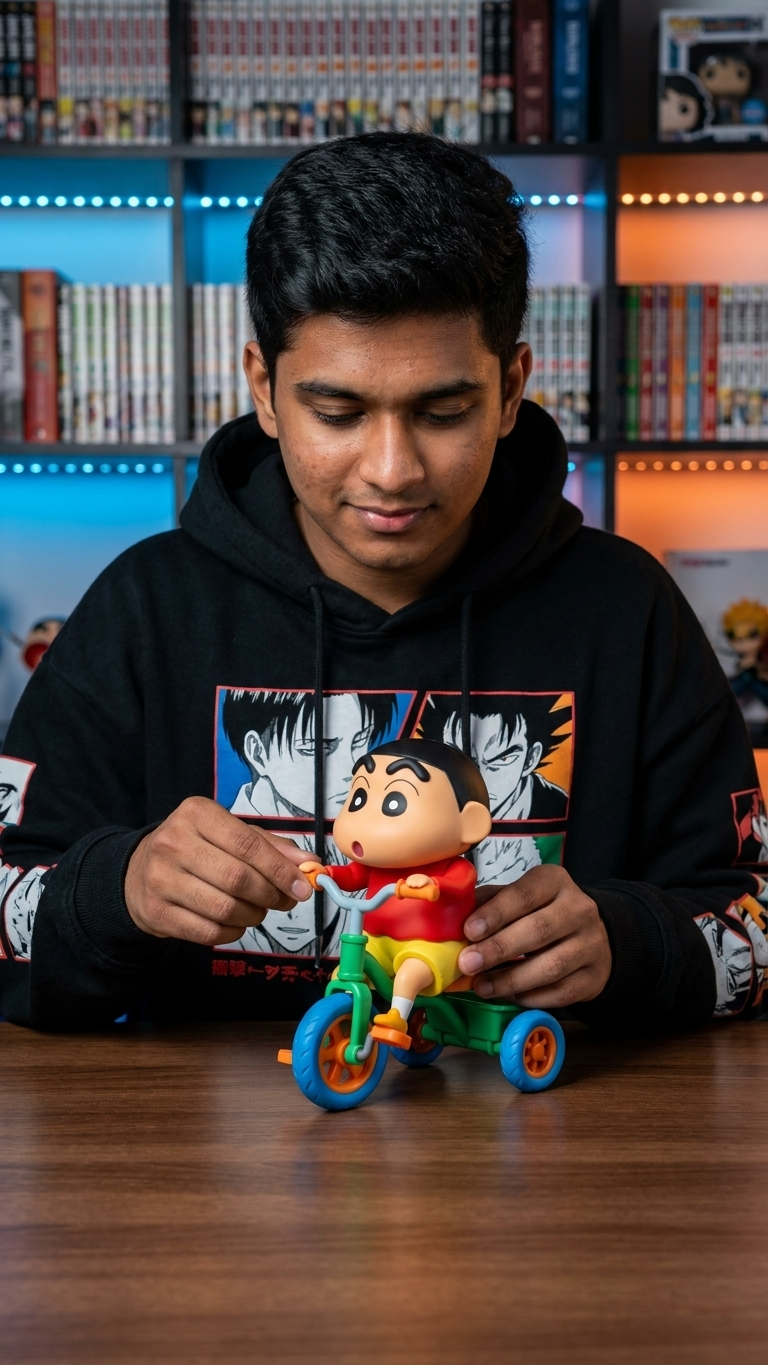 Crayon Shin-chan: Shinnosuke Nohara "Playground Sprint – Classic Outfit Tricycle Rush" Premium Action Figure (With Box)