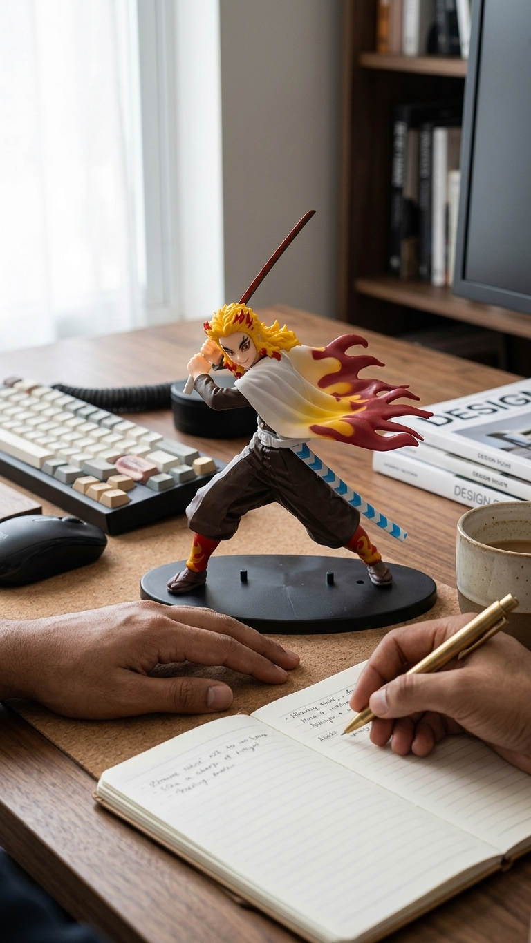 Demon Slayer: Kyojuro Rengoku "Set Your Heart Ablaze" Action Figure – Flame Hashira Edition