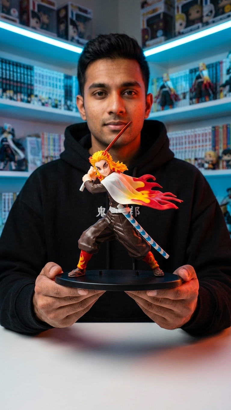 Demon Slayer: Kyojuro Rengoku "Set Your Heart Ablaze" Action Figure – Flame Hashira Edition