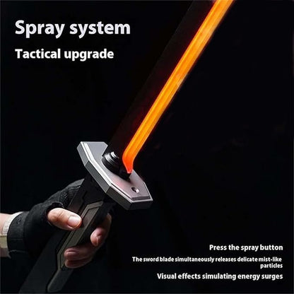 Sparkblade LED Light Sword with Smoke & Spark Effects | 7-Color Light-Up Toy Sword | Sci-Fi Cosplay & Display Prop
