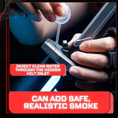 Sparkblade LED Light Sword with Smoke & Spark Effects | 7-Color Light-Up Toy Sword | Sci-Fi Cosplay & Display Prop