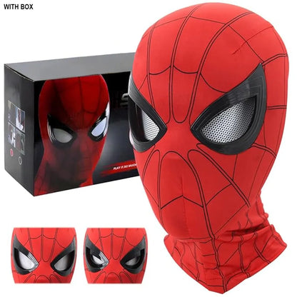 Spider-Man Classic Red Interactive Mask with Chin-Activated Lens Motion