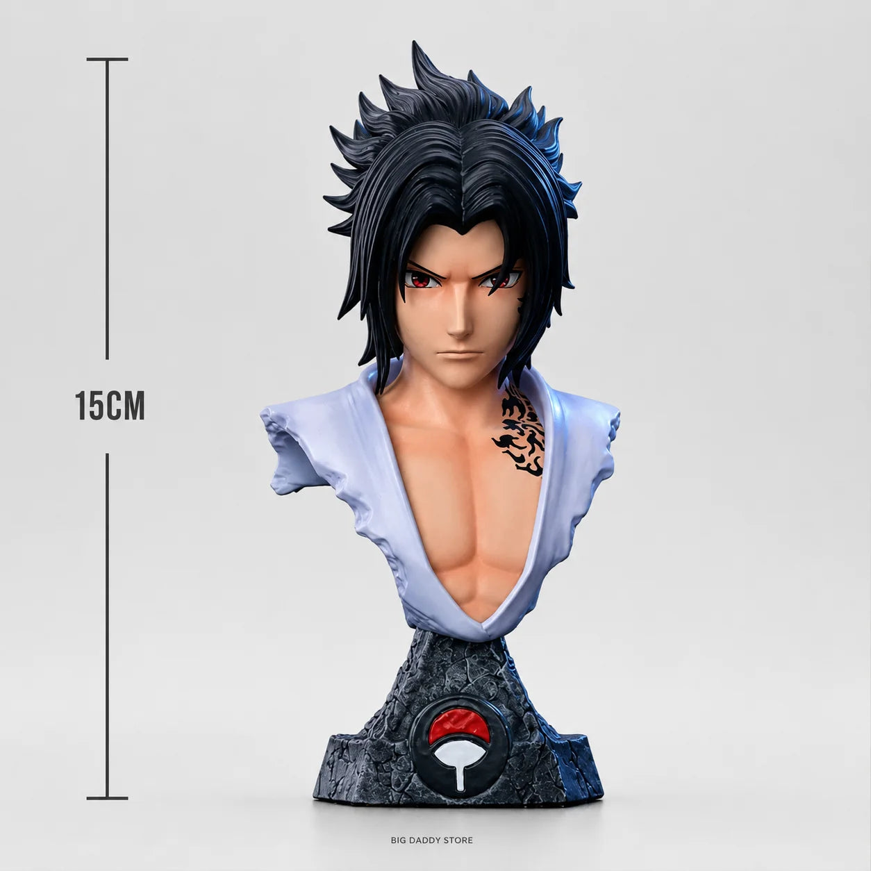 Naruto Shippuden: Sasuke Uchiha "Curse Mark Awakening & Sharingan" 15cm Premium Collectible Bust