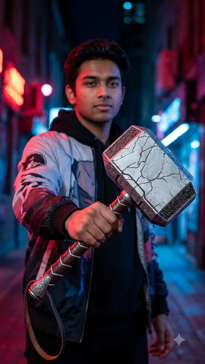Marvel Universe: Thor "Mjolnir – Reforged Thunder Hammer" 45cm Cosplay Prop Replica