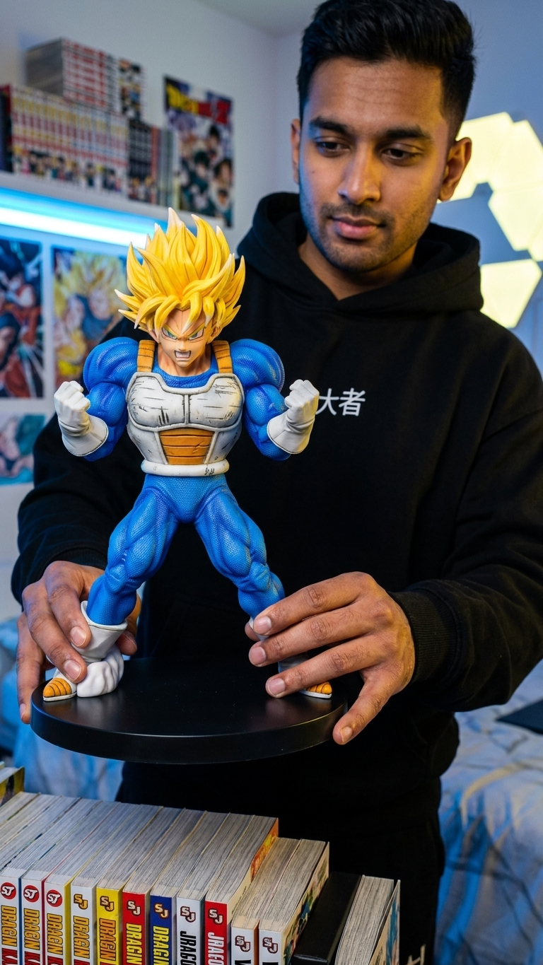 Dragon Ball Z: Super Saiyan Vegeta "Unyielding Saiyan Pride – Battle Damaged" Premium Scale Statue (26cm)