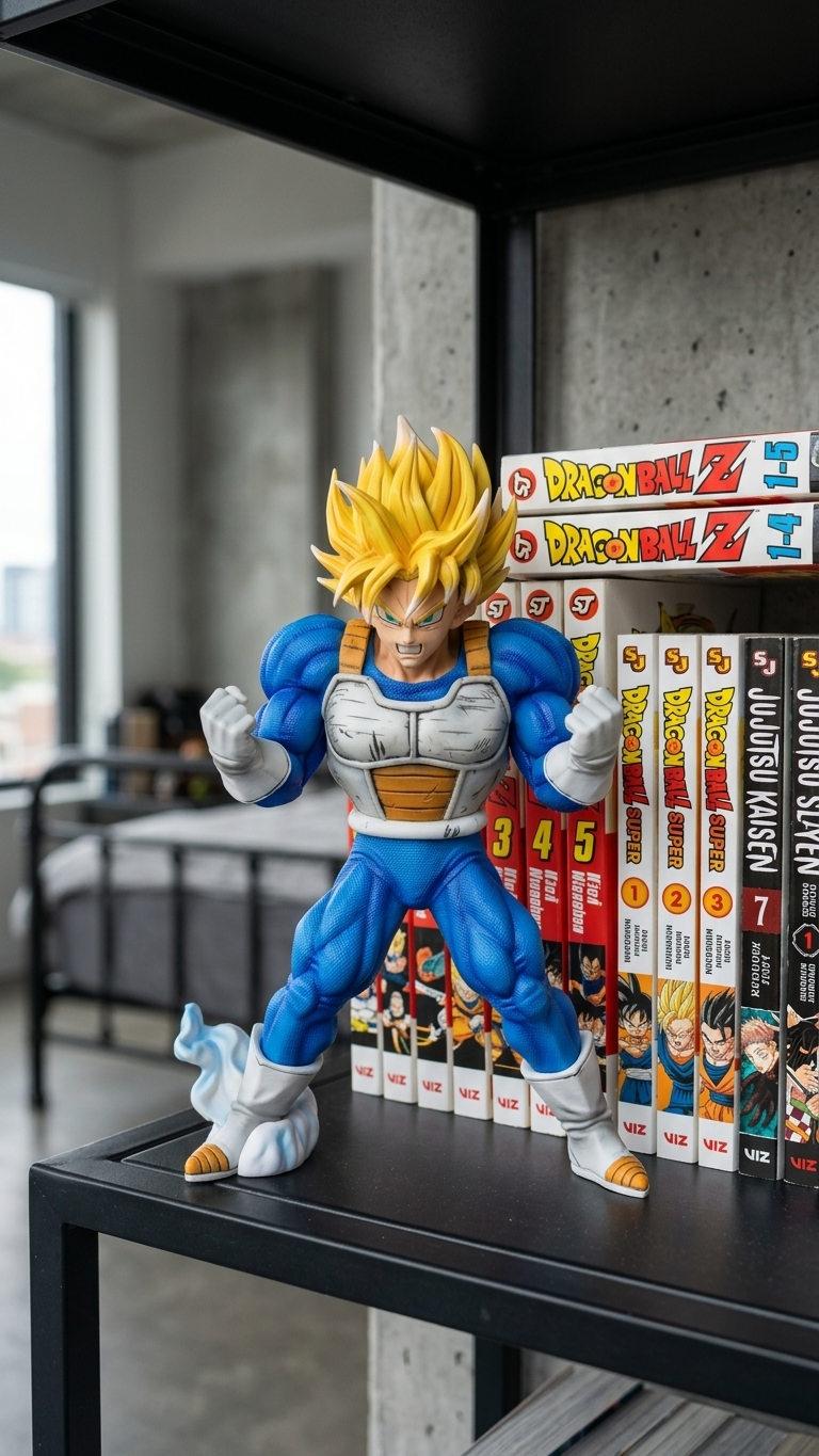 Dragon Ball Z: Super Saiyan Vegeta "Unyielding Saiyan Pride – Battle Damaged" Premium Scale Statue (26cm)