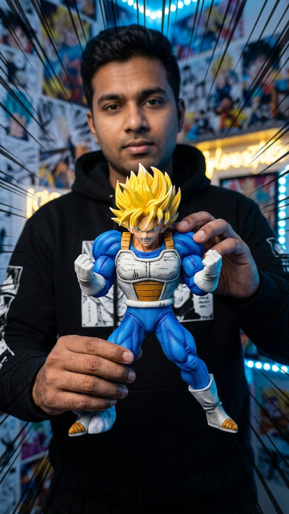 Dragon Ball Z: Super Saiyan Vegeta "Unyielding Saiyan Pride – Battle Damaged" Premium Scale Statue (26cm)