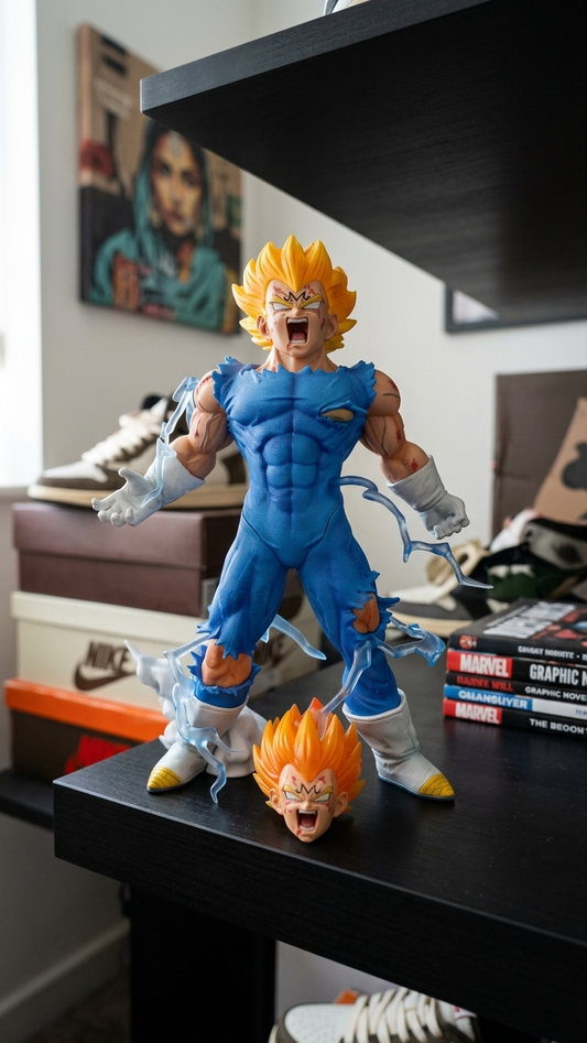 Dragon Ball Z: Majin Vegeta "Pride of the Saiyan Prince" Deluxe Figure – Dual Head Edition (27cm)