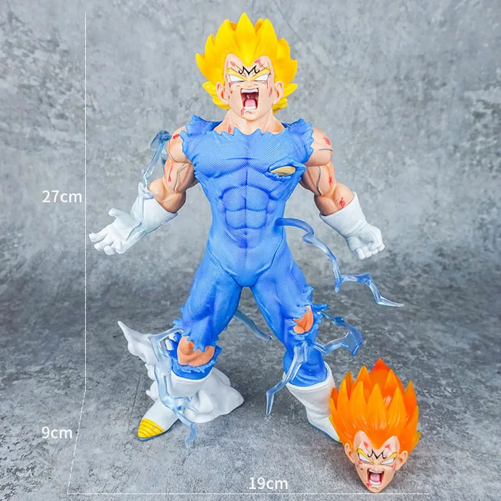 Dragon Ball Z: Majin Vegeta "Pride of the Saiyan Prince" Deluxe Figure – Dual Head Edition (27cm)