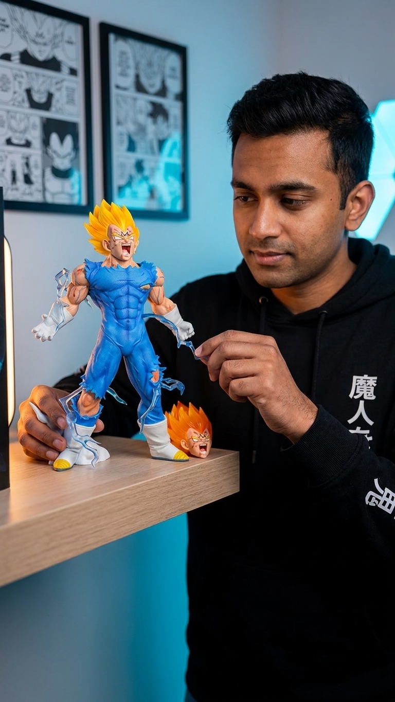 Dragon Ball Z: Majin Vegeta "Pride of the Saiyan Prince" Deluxe Figure – Dual Head Edition (27cm)