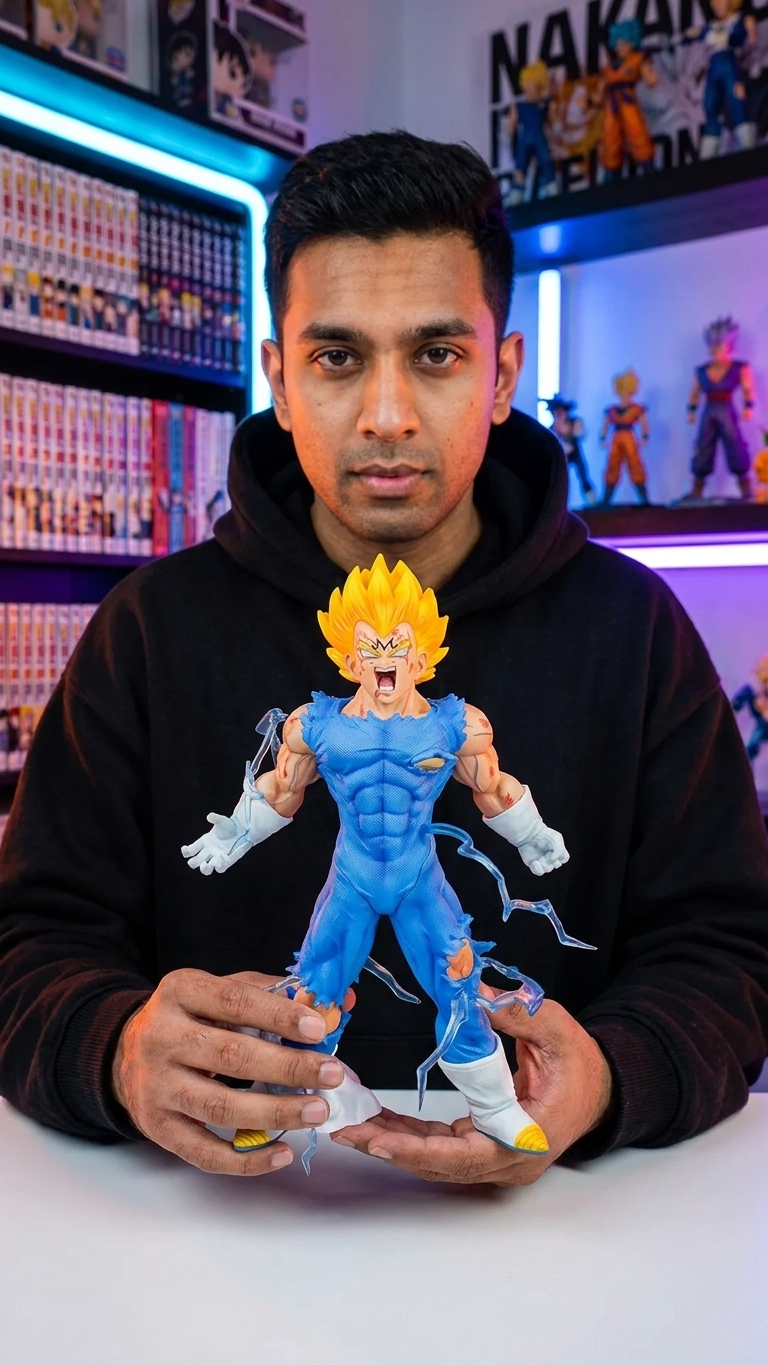 Dragon Ball Z: Majin Vegeta "Pride of the Saiyan Prince" Deluxe Figure – Dual Head Edition (27cm)