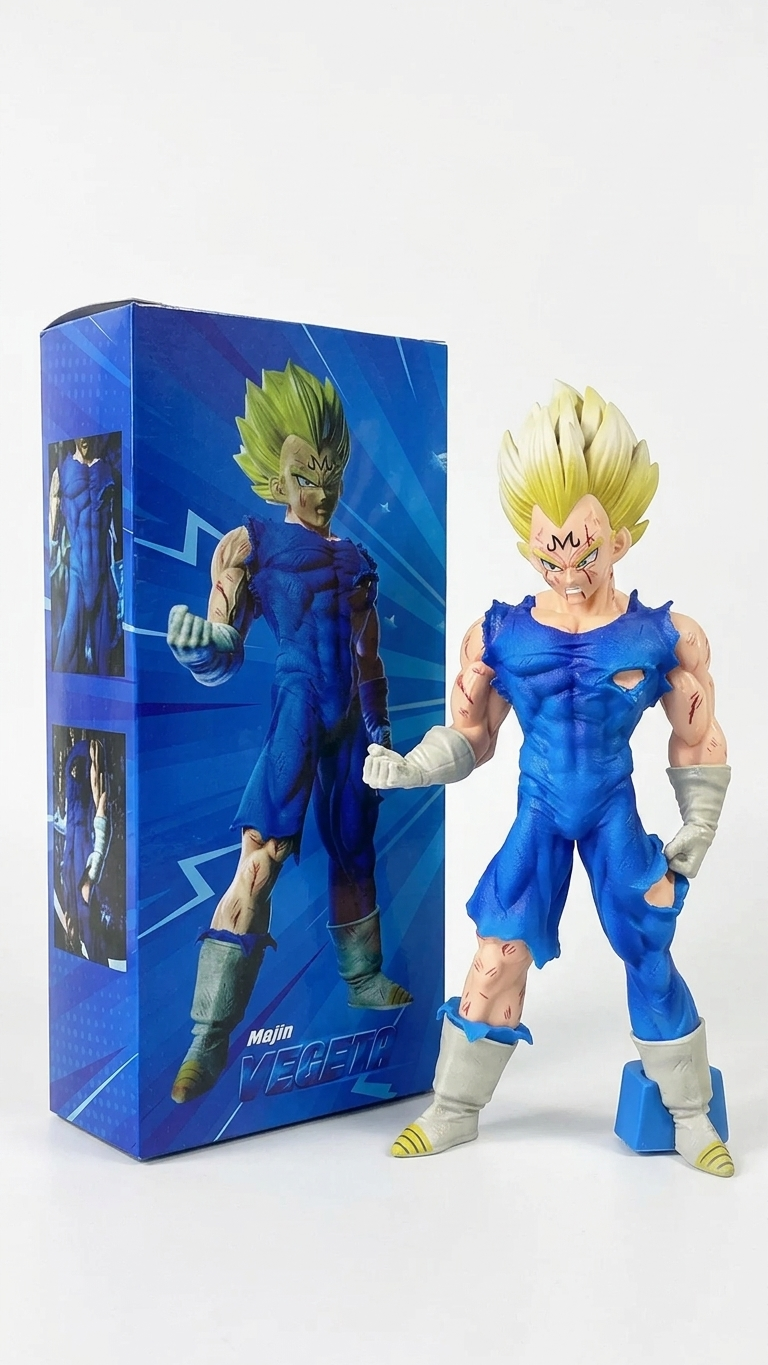 Dragon Ball Z: Majin Vegeta "Clenched Fist" Battle Damaged Figure (20cm)